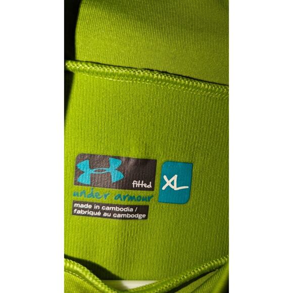 Under Armour Women's ColdGear Fitted Mock Neck Long Sleeve Green Size X Large - Picture 4 of 5
